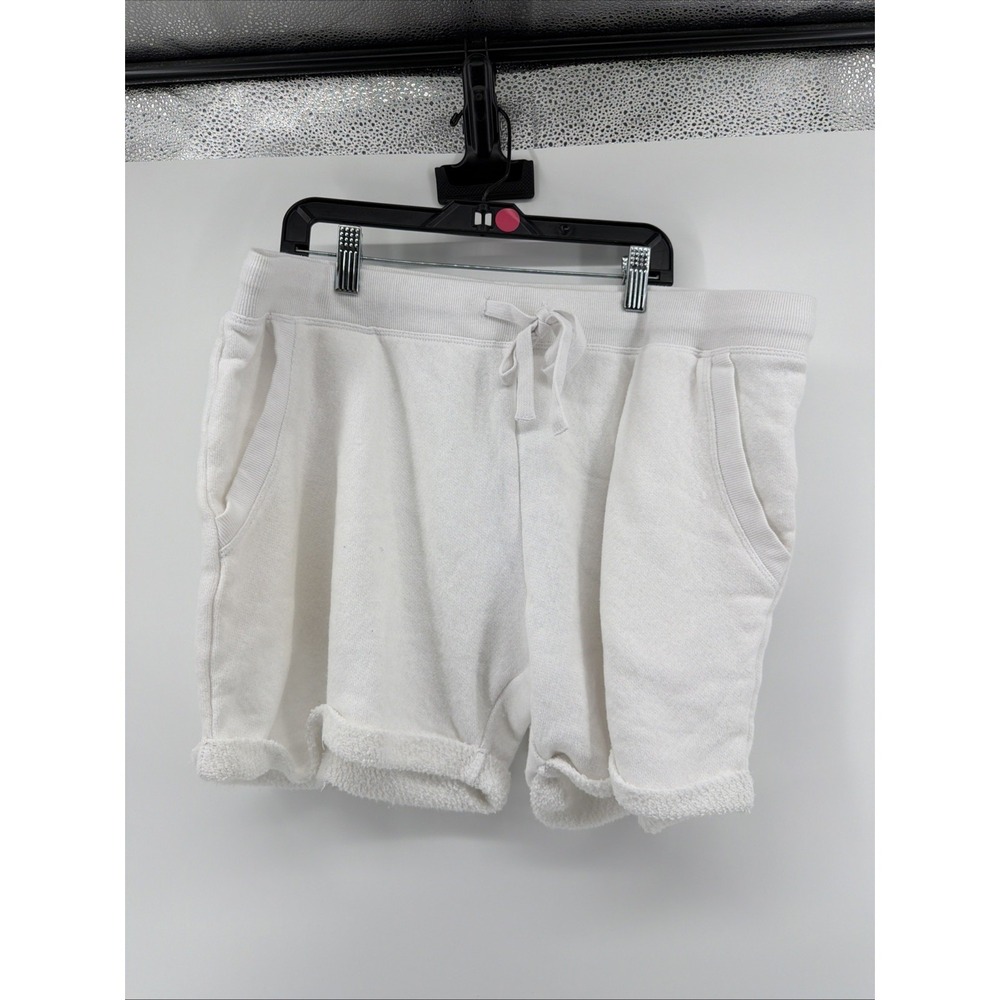 Z supply Terry Short in White Size XL NWT